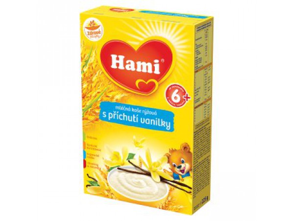 Hami молочно-рисовая каша с ванильным ароматом 225 г